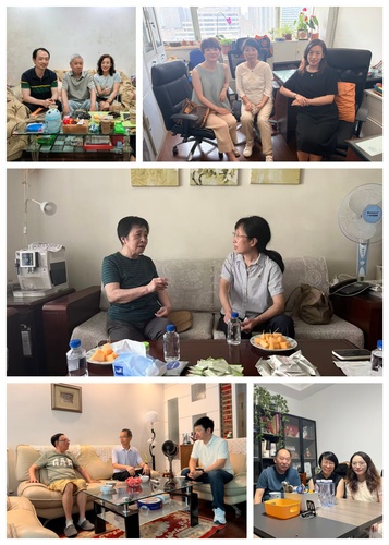 慰问老同志 慰问老同志